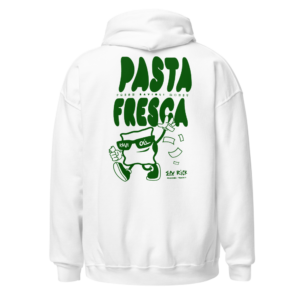 Dessuadora "Pasta Fresca" blanca