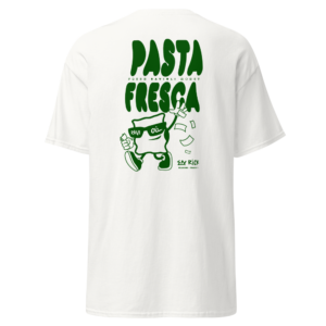 Samarreta "Pasta Fresca" blanca